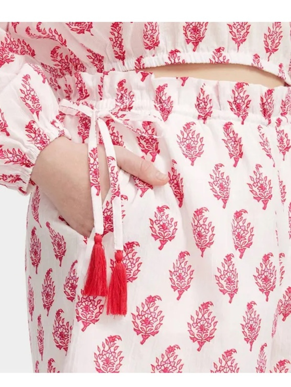 NWT Roller Rabbit x Target Women's Bouquet Side-Tie Beach Pull-On Shorts XS - Picture 3 of 12